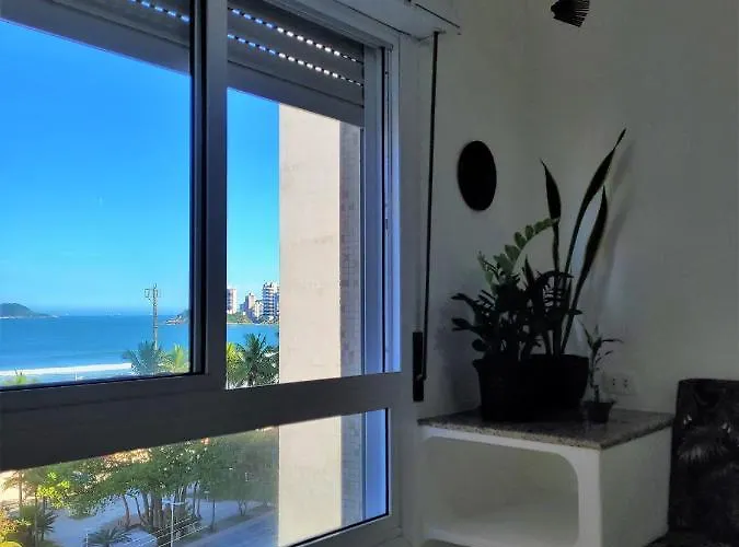 Vista Da Praia! Melhor Local Da Cidade! Guarujá
